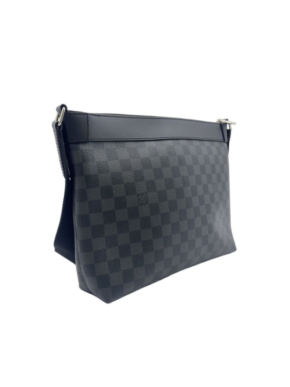 Louis Vuitton Mick PM Damier Graphite Initial Leather Black Shoulder Bag Silver - Picture 2 of 14